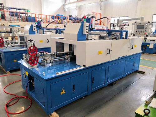 Automatic Cable Coiling and Wrapping Machine